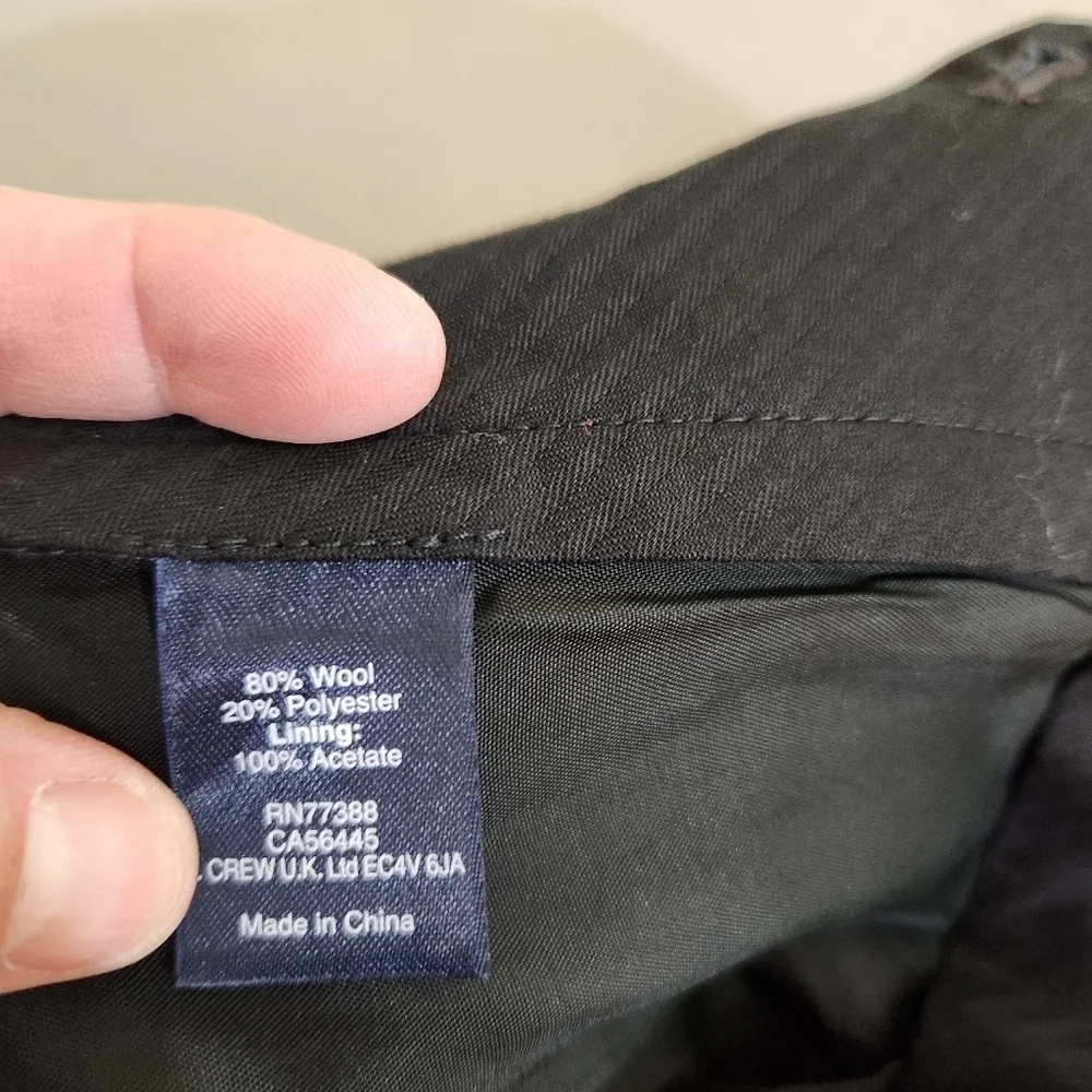 Men's J Crew 80% wool pants